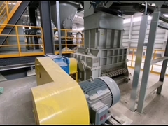 triturador de rolos de dentes duplos