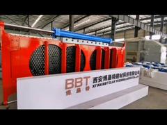 Máquina para fazer tijolos de barro Misturador extrusor de grade frontal