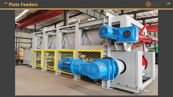 Alimentador de caixa de placa de corrente 120 toneladas/h, máquina de alimentação de caixa de fábrica para fabricação de tijolos de argila