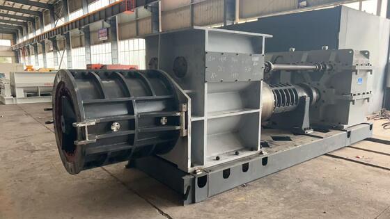 Máquina automática de extrusão a vácuo para fabricação de tijolos de barro com capacidade de 100.000 peças por dia