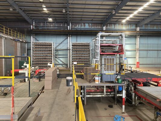 Câmara de Secagem de Túnel de Camada Única para Fábrica Automatizada de Tijolos de Argila