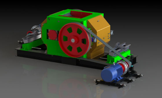 Máquina de fabricação de tijolos de argila com triturador de rolos finos de alta velocidade para preparação de matéria-prima e melhoria da plasticidade dos tijolos