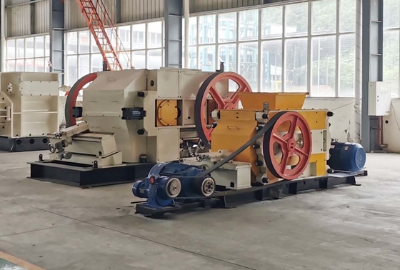 Triturador fino do rolo do dobro de Clay Brick Minerals Processing Equipment