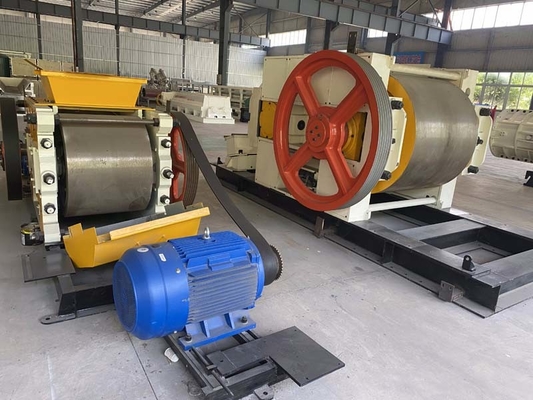 Alta velocidade de Clay Brick Roller Crusher Machine para o tijolo que faz a planta