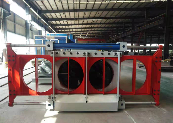 Aumento da resistência e melhoria da eficiência de esmagamento Misturador de eixo duplo com 550 mm de diâmetro rotativo para produtos de parede fina
