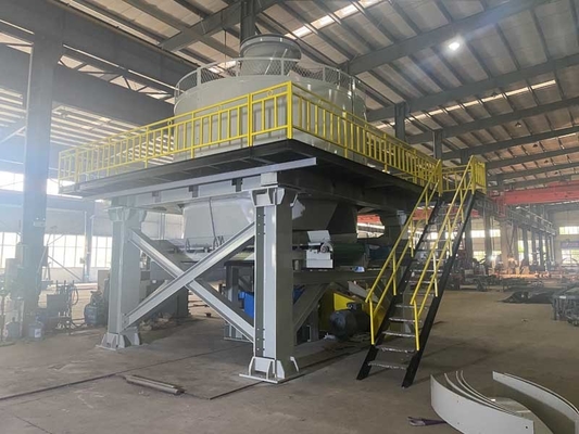 Produção automática Pan Mill Machine molhado do tijolo da máquina de processamento mineral