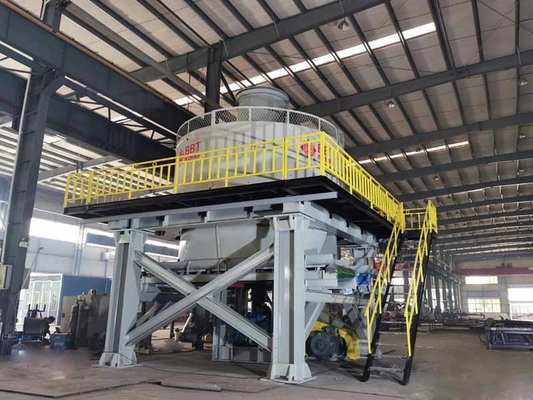 Do ouro molhado de Pan Mill Crushing Equipment 6700*6500*6700mm da roda moinho de moedura