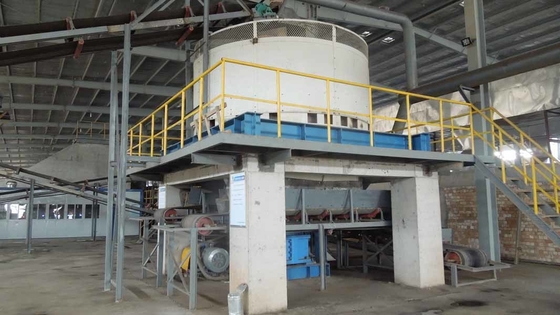 Produção automática Pan Mill Machine molhado do tijolo da máquina de processamento mineral