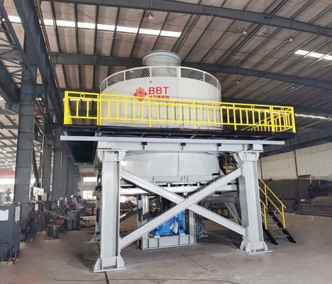 Do ouro molhado de Pan Mill Crushing Equipment 6700*6500*6700mm da roda moinho de moedura