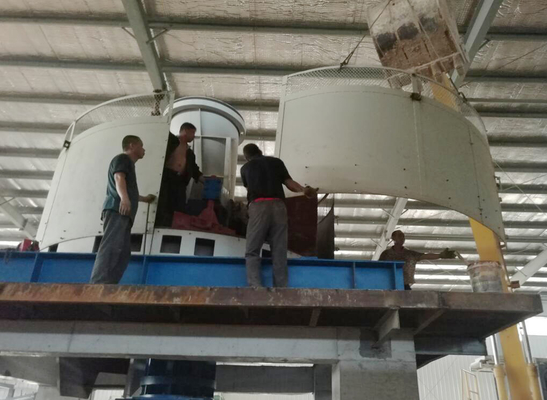 Linha de produção peso molhado do tijolo de Pan Mill 65200kg personalizado
