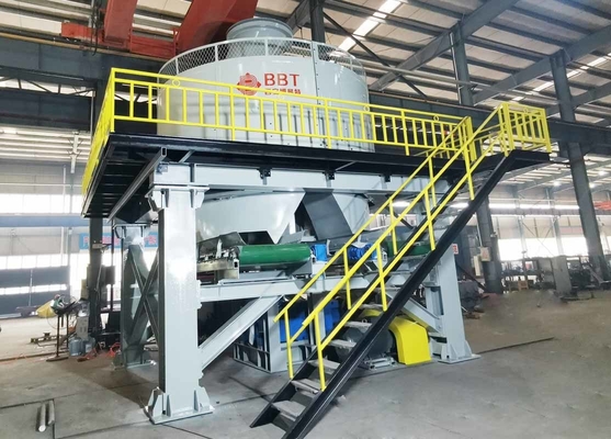 Pan Mill Machine Fully Automatic molhado compacto para o tijolo que faz o equipamento