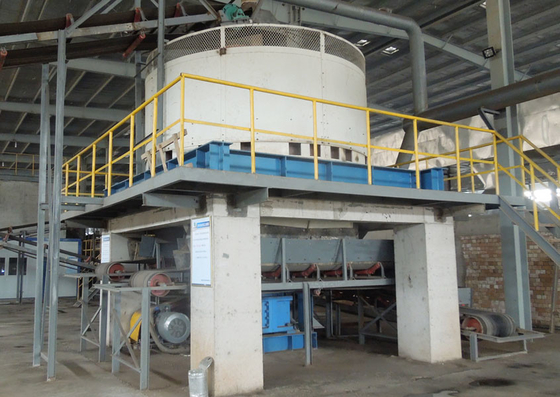 Pan Mill Machine Fully Automatic molhado compacto para o tijolo que faz o equipamento