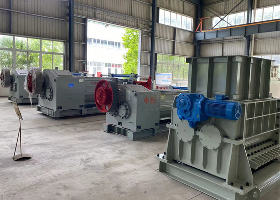 Máquina dobro do triturador de rolo do dente completamente automática para a planta da estufa de túnel