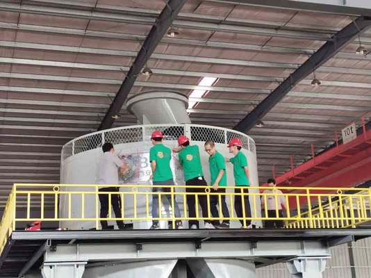 Equipamento de processamento mineral de alta velocidade Pan Mills molhado automático