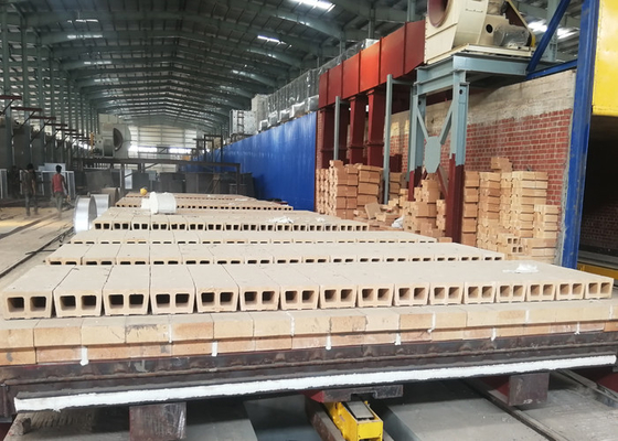Construção da estufa giratória de estufa de tijolo dos sistemas do acendimento da estufa de túnel do tijolo da argila