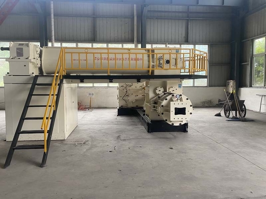 Dente de Clay Brick Forming Machine Mixing da extrusora do vácuo do aço carbono de EV60A
