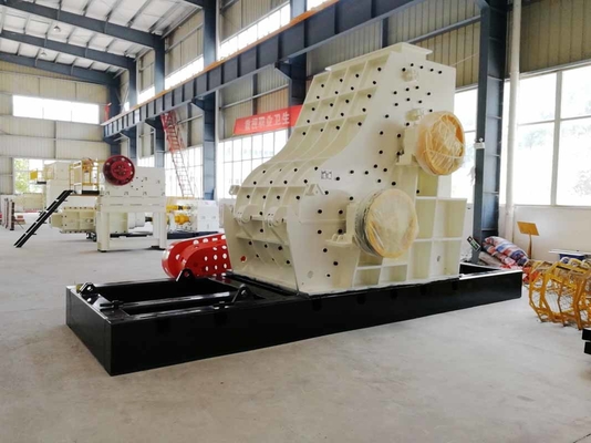 Máquina automática dobro de aço do triturador de martelo do equipamento de processamento de minerais do rolo
