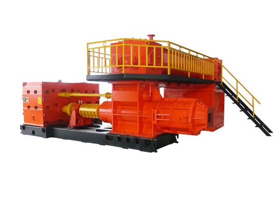 Máquina de fatura de tijolo vermelha a rendimento elevado da argila da máquina de fatura de tijolo do solo/extrusora do vácuo