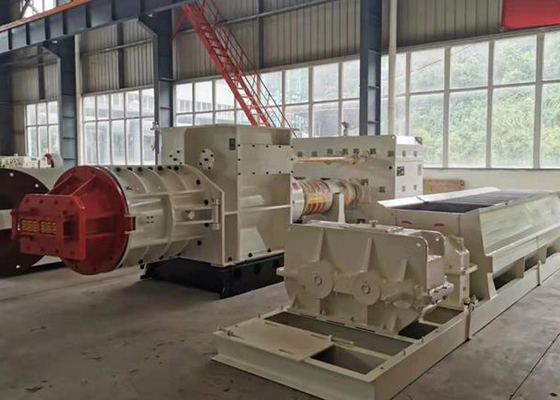 Equipamento para fabricação de tijolos de argila de cinzas de mosca Extrusora de vácuo de blocos ocos Máquina de formação