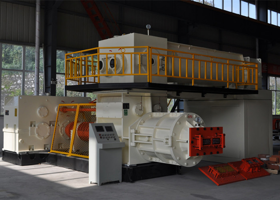 Máquina automática de fabricação de tijolos de argila vermelha Extrusora a vácuo para produção de alta capacidade