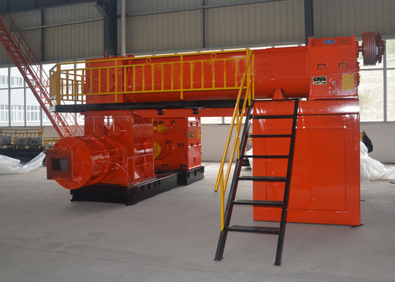 Projeto vermelho da estufa de túnel da máquina de Clay Automatic Soil Brick Making