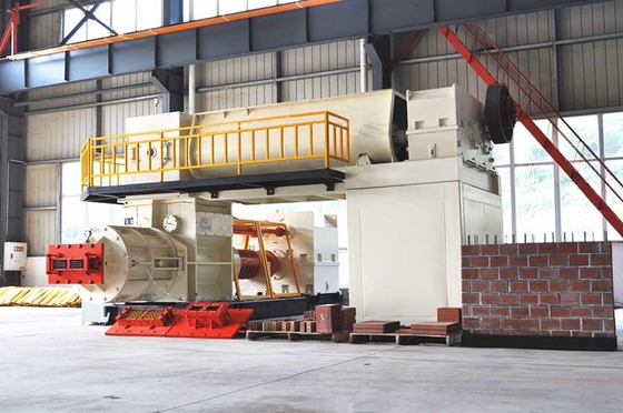 Carcaça moldando de aço de Clay Brick Extrusion Machine Carbon da grande extrusora do vácuo