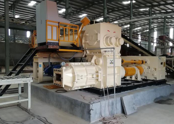 tijolo da planta de /manual da extrusora do vácuo da máquina de fatura de tijolo da argila que faz a linha de produção para Paquistão
