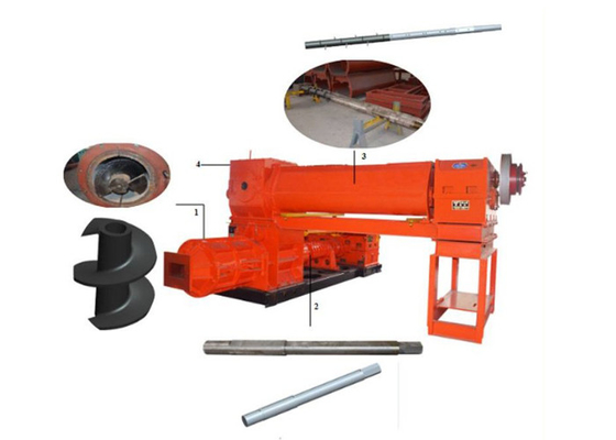 Máquina de fatura de tijolo vermelho do bloco de Bangladesh Clay Mud Fly Ash Solid extrusora automática do vácuo do tijolo de fogo
