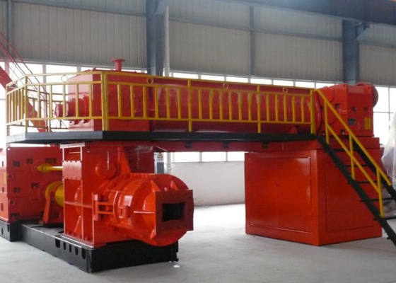Máquina de fatura de tijolo vermelho do bloco de Bangladesh Clay Mud Fly Ash Solid extrusora automática do vácuo do tijolo de fogo