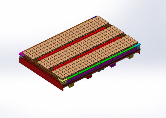 BBT personalizou Clay Brick Tunnel Kiln Cart com sistema de exaustão