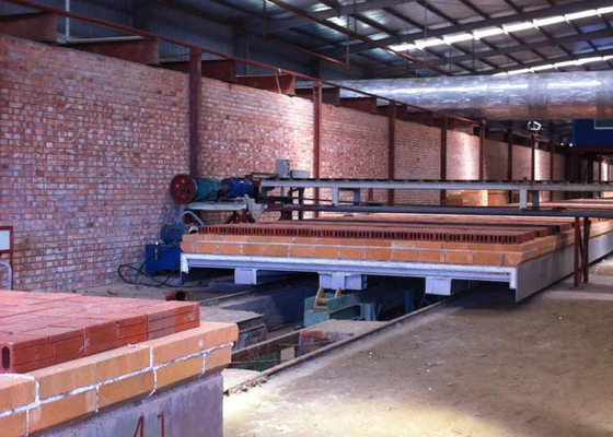 BBT personalizou Clay Brick Tunnel Kiln Cart com sistema de exaustão