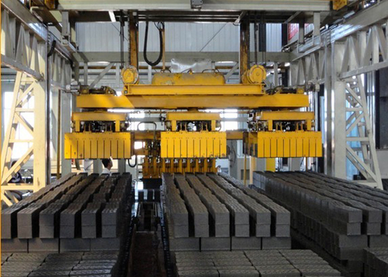 Máquina de empilhamento robô de 9,5 kV para fabricação automática de tijolos de barro