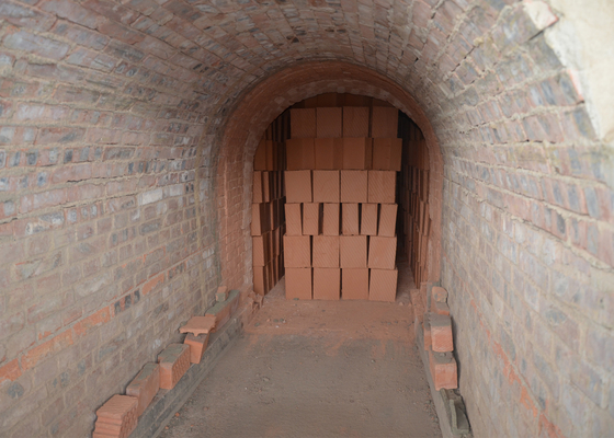 Linha de Clay Hollow Brick Machine Production para a planta da estufa de Hoffman