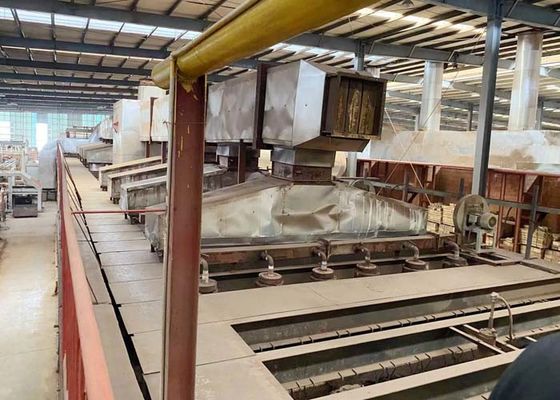 Linha de produção automática de fornos de túnel para fabricação de blocos de argila oca com secador de túnel e grandes capacidades de 800 toneladas/dia