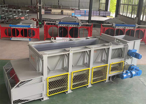Equipamento de alimentação de caixa de tijolos de barro tipo placa de aço