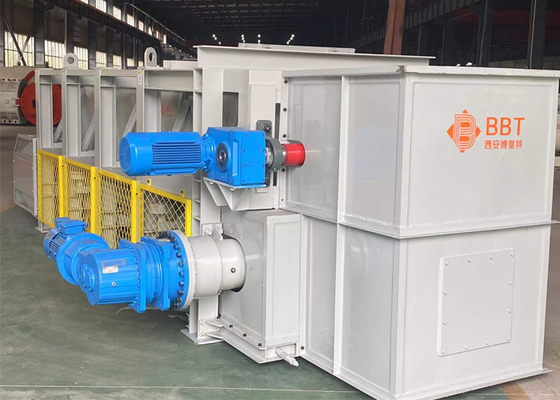 Máquina alimentadora de caixa tipo corrente de aço totalmente automática linha de produção de tijolos de barro