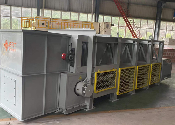 Máquina de alimentação de caixa de tijolos de barro tipo placa de aço com grande capacidade 6,2t