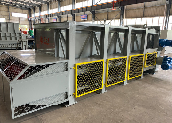 Máquina de alimentação de caixa de tijolos de barro tipo placa de aço com grande capacidade 6,2t