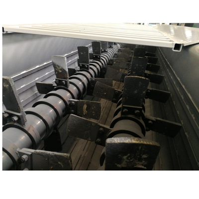 Forno de túnel misturador de eixo duplo de matéria-prima de tijolos de barro 75kw