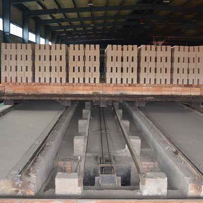 Forno de túnel de tijolos de barro totalmente automático com câmara de secagem