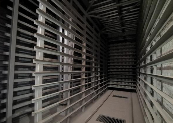 Máquina de secagem automática de tijolos de barro 290KW sistema de câmara de secagem de bloco de solo