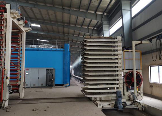 Máquina de secagem automática de tijolos de barro 290KW sistema de câmara de secagem de bloco de solo