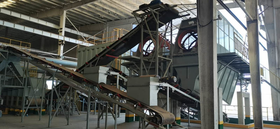 Máquina para fabricação de tijolos de argila transportadora de correia 0,8 m/S para construção
