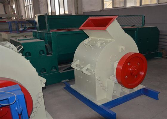 Máquina trituradora de rolos de martelo para fábrica de tijolos de barro 132kw