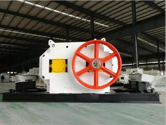 Máquina de trituração de tijolos de barro de rolos duplos de mineração com triturador de pedra de pedra de alta eficiência