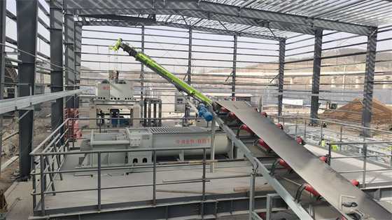 Linha de produção automática de tijolos de argila Máquina de moagem de panela úmida com 8500 kg de peso do rolão interno