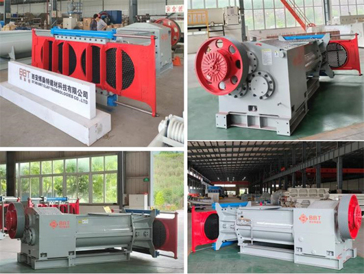 Big Hole Blocks Making Mixer Extruder Machine Filter Mixing Machinery 650mm Diâmetro do reamer