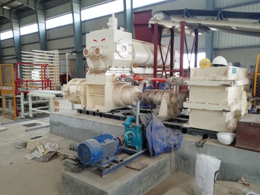 Projeto automático vermelho da estufa de túnel de EV50A Clay Brick Making Machine Full BBT