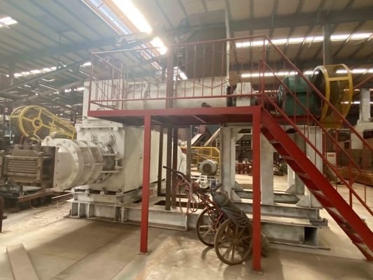 Máquina automática de fazer tijolos de barro, fabricante de tijolos de barro, extrusora de vácuo
