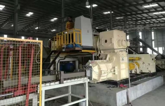 Estrutura simples e fácil operação Máquina de fazer tijolos de barro